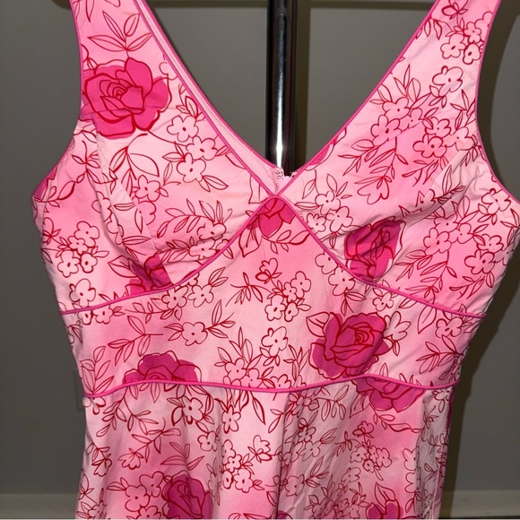 New York & Company Women’s Size 14 Pink Rose Sleeveless Dress - Picture 2 of 6